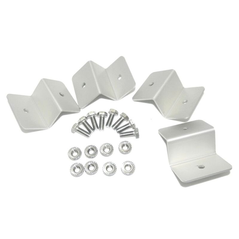 4 Stuks Z Stijl Zonnepaneel Montage Kits Zonnepaneel Z Beugel Mount Montage Set Rv Boot Off Grid E7CA