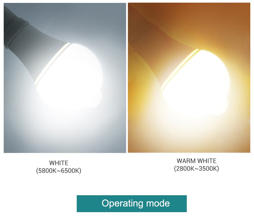 LED PIR Motion Sensor Lamp E27 220V 3W 5W 7W Automatic ON/OFF LED Bulb Light Sensitive Human Body Movement Detector Lights: Warm white / 3W