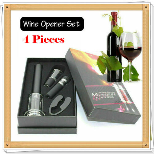 Practical Wine Air Pressure Pump Opener Set Wine Bottle Cork Remover Pump Tool