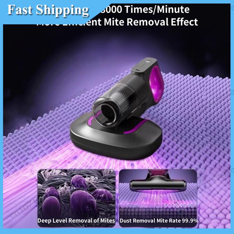 Best Pick Compact Handheld Vacuum Cleaner Efficient Mite Removal On Carpet Ideal For Home & Car Use