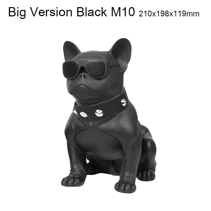 Bigest Full Aerobull Bluetooth Speaker Big Bulldog Wireless Speakers Subwoofer Multipurpose Computer PC Speaker TF MP3 player FM: M10 Big Black