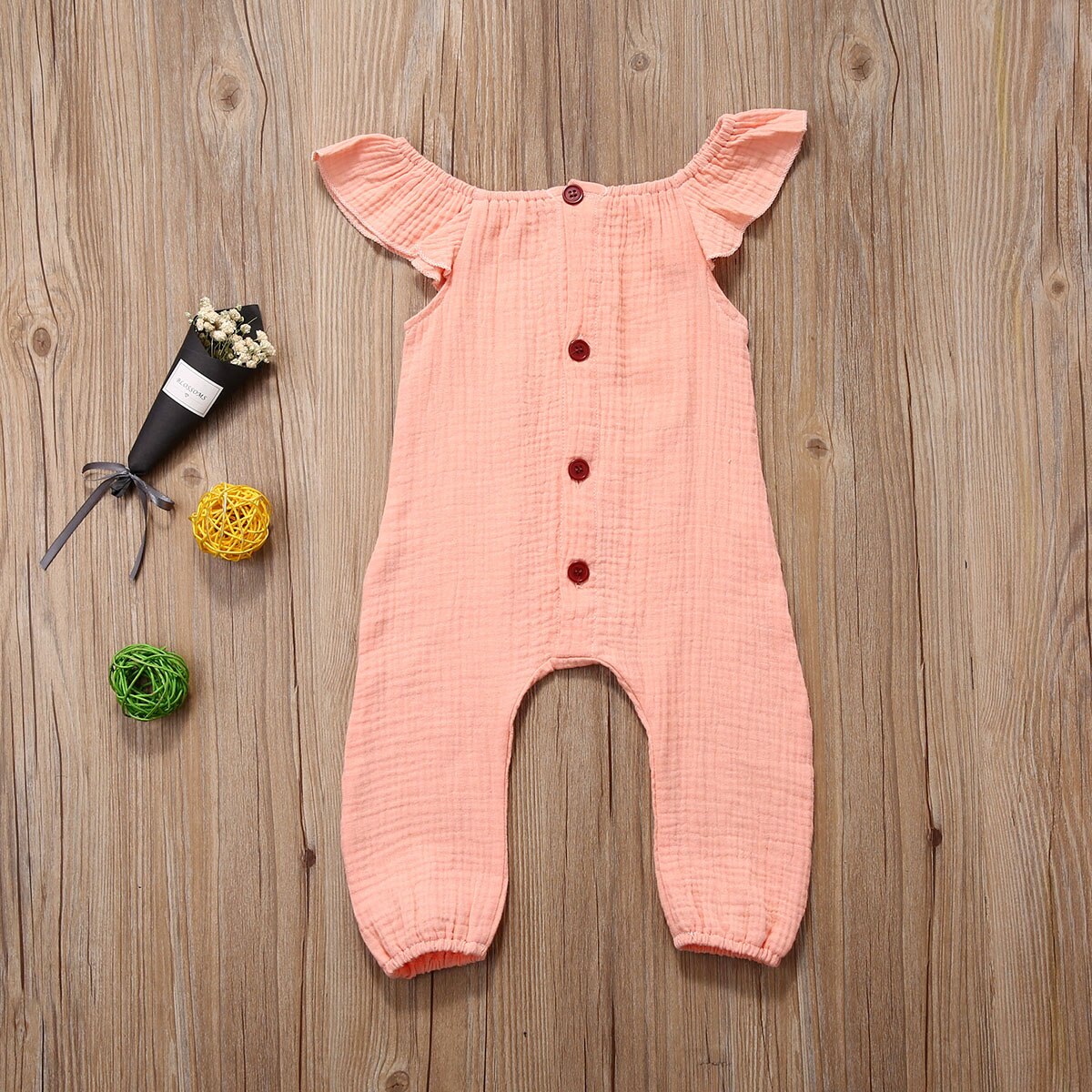 Newborn Baby Girl Boy Summer Clothes Cotton Romper Short Sleeves Jumpsuit Bodysuit Playsuit