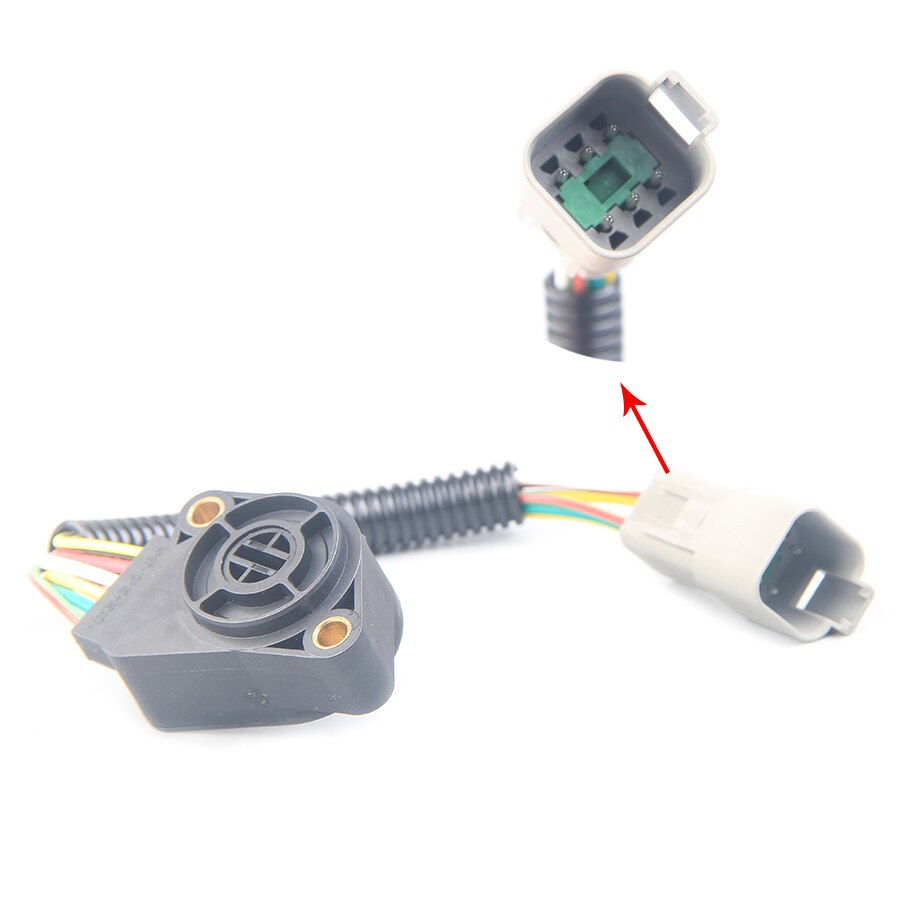 1PC 20715967 3958226 Vehicle Throttle Position Sensor TPS 3175130 82627979 85111239 for Volvo Trucks FH12 6 Wires 6 Pin