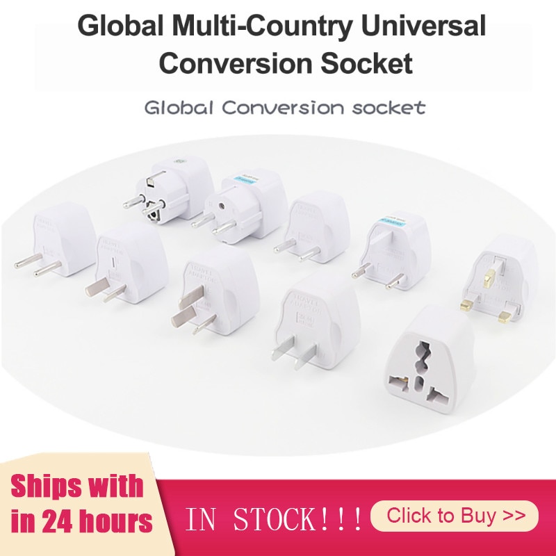 Universele Eu Plug Adapter International Au Uk Vs Naar Eu Euro Kr Travel Adapter Stekker Converter Power Adapter Socket