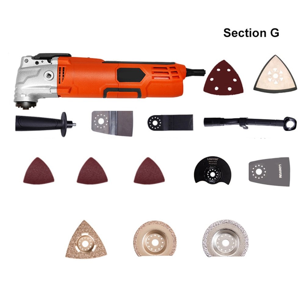 Electric Cutter Trimmer Multi-Function Woodworking Oscillating Tools Electric Saw Renovator Tool 350W Multimaster: G