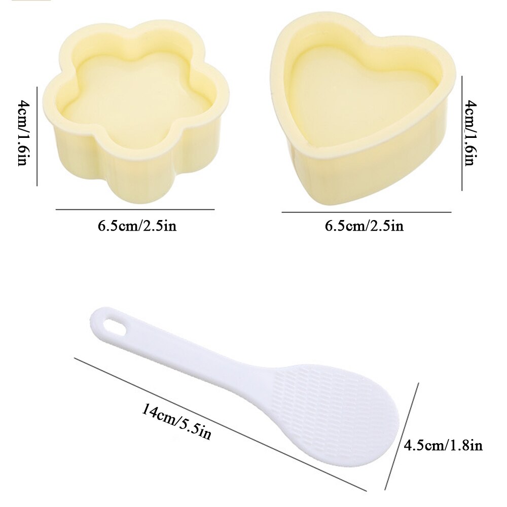 DIY Sushi Mold Onigiri Rice Ball Food Press Triangular Sushi Maker Mold Japanese Home Kitchen Bento Accessories Tools