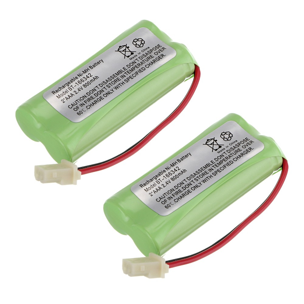 1/2/4Pieces 2.4V Wireless Home Phone Battery Pack for AT & T BT166342 BT266342 TL32100