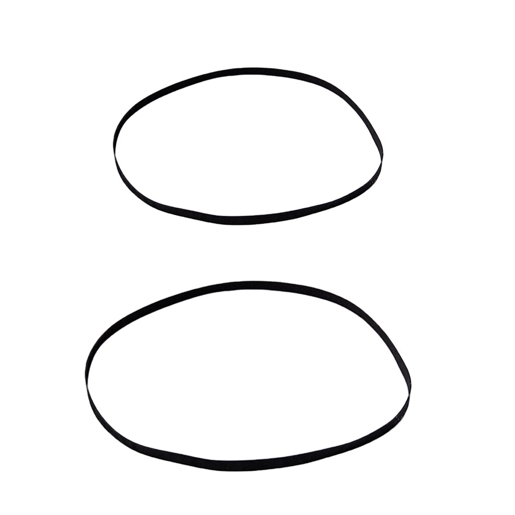 Record Player Rubber Turntable Belt for Musical Instrument Accessory Black