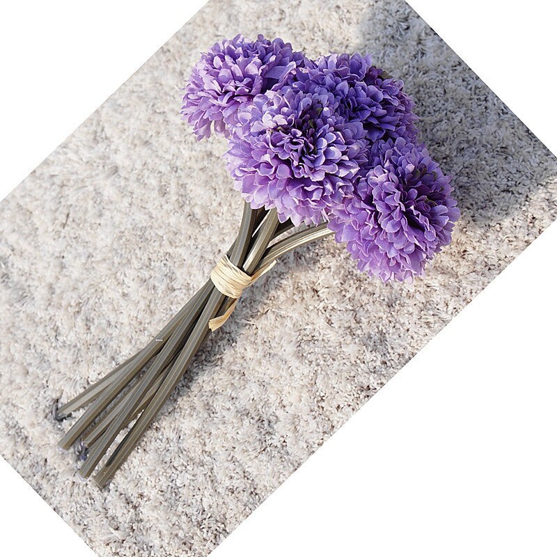 6 Heads Bruidsboeket Bruidsmeisjes Kunstmatige Bloemen Huis Benodigdheden Woonkamer Bloem Decoratie Home Decoratie