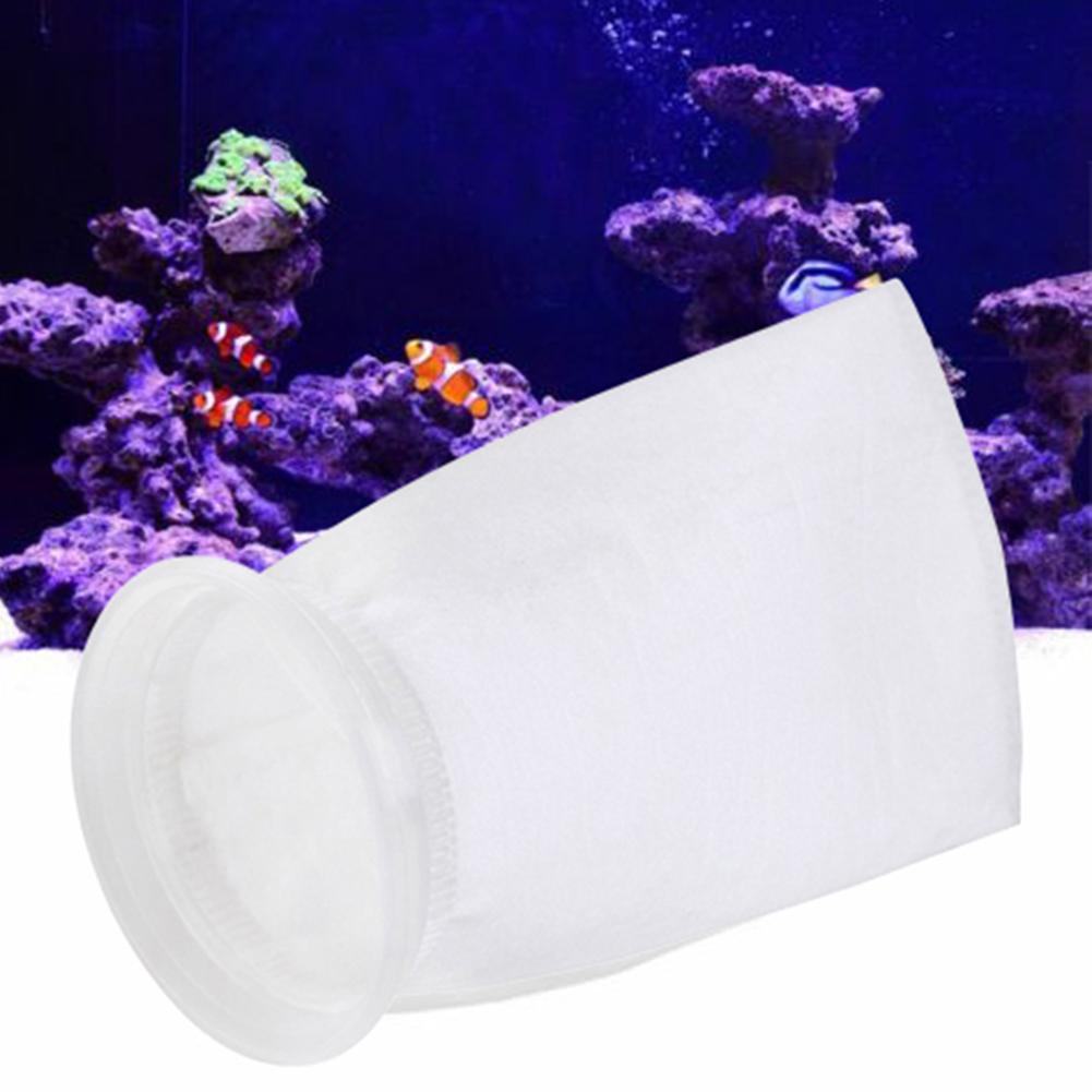 100/150/200um PP Aquarium Filter Bag Fish Tank Filter Mesh Net Sump Micron Sock Pouch Bags Aquarium Supplies Pet Products