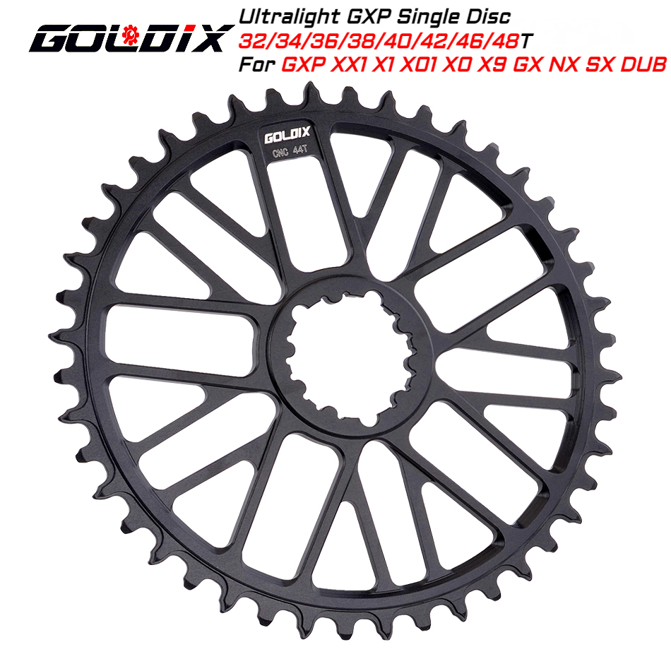 GOLDIX – plateau CNC ultraléger 32T-48T, pignon de manivelle à montage Direct, pour vtt/vélo de route, pour montage Direct, 3 boulons