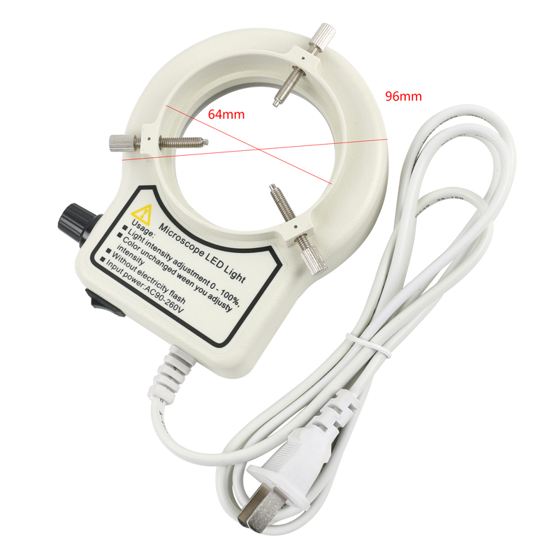 56 LED Einstellbare SMD Ring Licht Kreis Licht Mikroskop Dimmer Lampe Für Stereo Mikroskop Video Kamera Industrie
