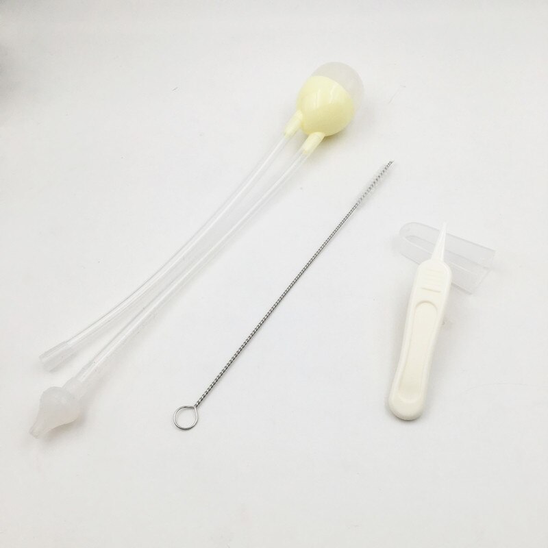 Accessories Baby Care Newborn Baby Safety Nose Cleaner Kids Vacuum Suction Nasal Aspirator Set Infants Flu Protections