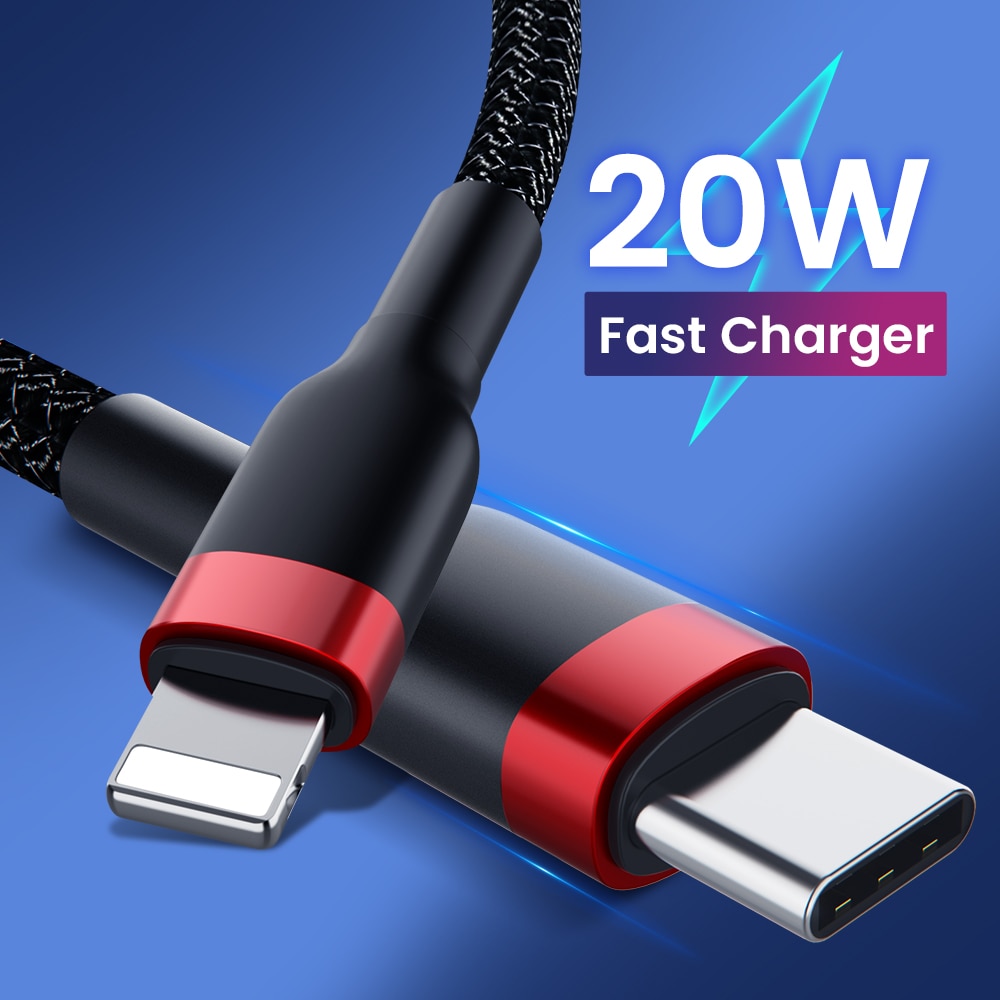 USB C Schnelle Ladekabel Für iPhone 12 11 Profi Max 12 Mini XS XR ES PD 20W Schnell daten Ladekabel USB Typ C Kabel Für Telefon