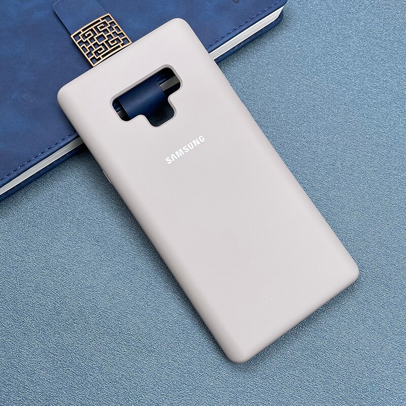 Funda de silicona líquida para Samsung Galaxy Note 9, cubierta trasera suave y sedosa de TPU para Galaxy Note 9: Pebble