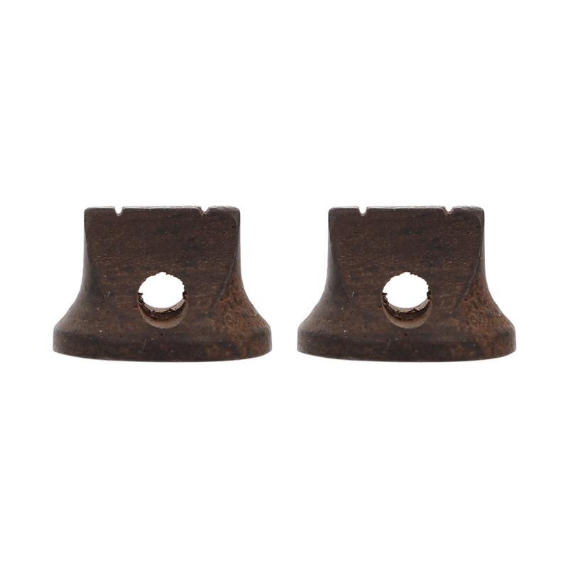 2Pcs Ebony Erhu Bridges Erhu Parts Erhu Bridges Erhu Practical Bridges for Erhu Performance