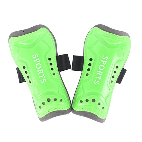 Soccer Shin Guard Light Soft Football Shin Pads for child Soccer Guards Sports Leg Protector: Green