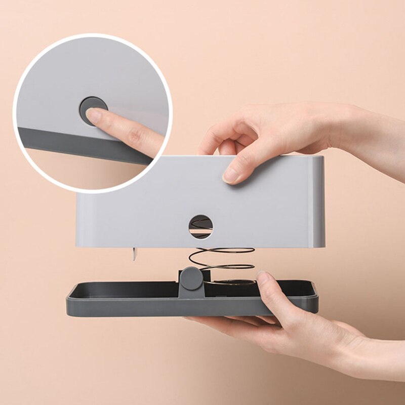 Good Healthy Simple Multifunctional Tissue Box Desktop Sundries Storage 2 Dual Use Case 22x13.3x9.6cm