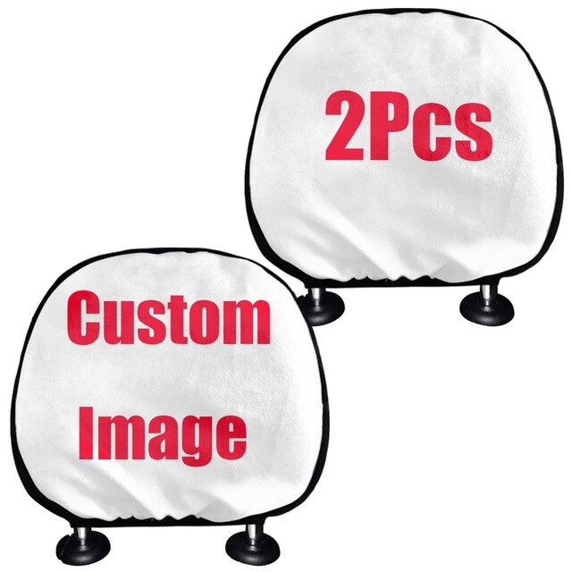 INSTANTARTS Day of Dead Car Seat Headrest Covers Sugar Skull Pattern Breathable Protective Rest Cushion Covers Universal: Custom D1