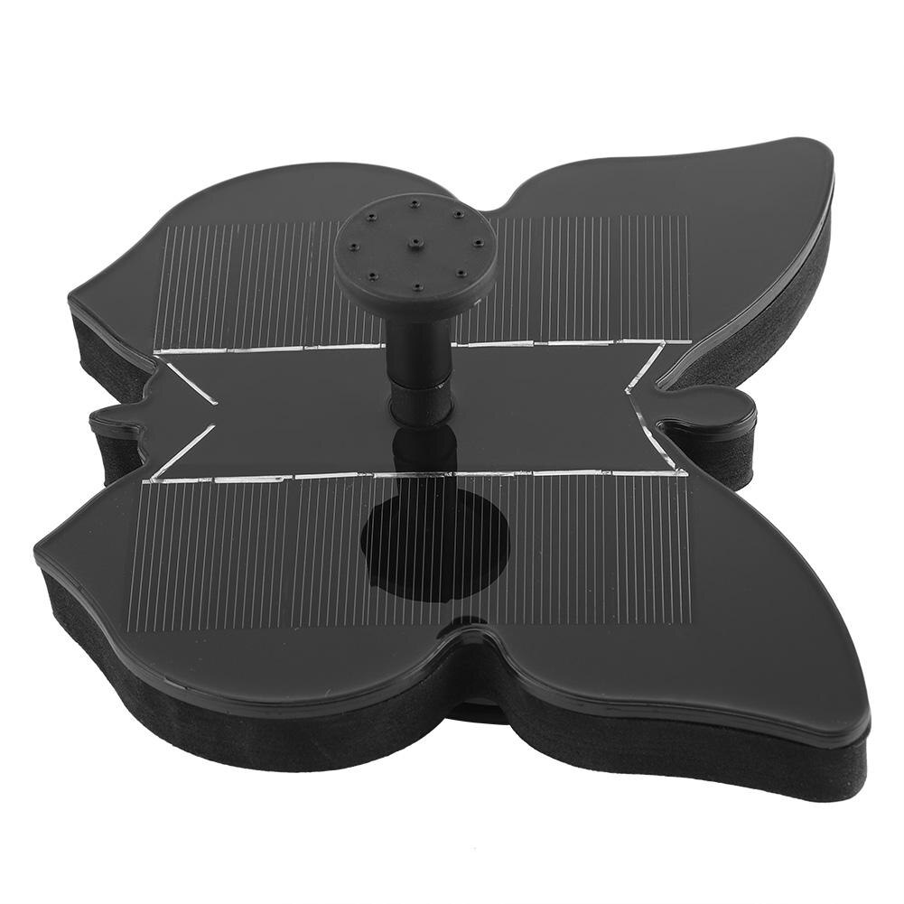 Butterfly Shape Floating Pond Solar Submersible Water Pump Fountain Electric Submersible Water Pump