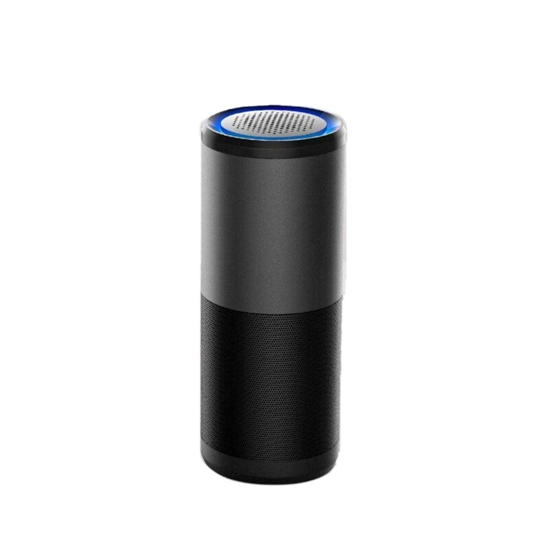 Tragbarer uv-luftreiniger fürs Auto, hepa-Filter, aromatherapie, tötet 99.9%  % der viren und bakterien ab, usb-anschluss, schwarz: Ursprünglich Titel