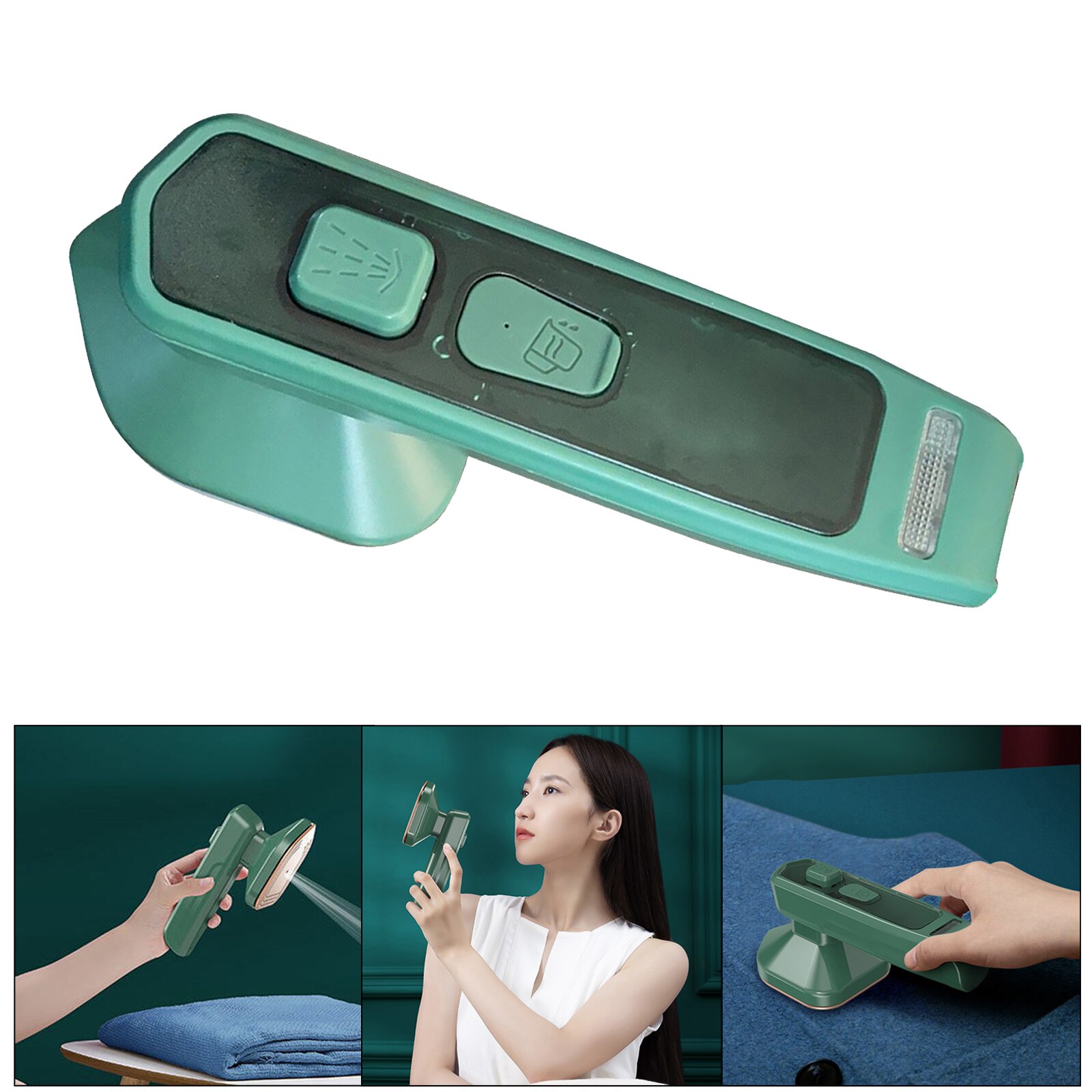 Portable Handy Electric Heat Pressing Iron for Clothes DIY T Shirts Hats Trousers, EU Plug