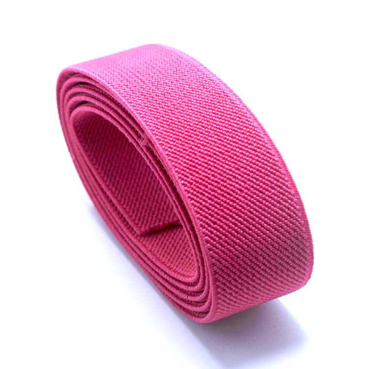 Cinturón de falda de pantalones duraderos de de 2CM de ancho/accesorios de ropa de costura/banda elástica/banda de goma: rose
