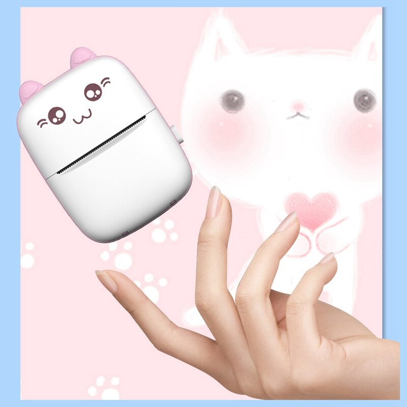 Pocket Wrong Printer Mobile Phone Bluetooth Photo Note Printing for Students