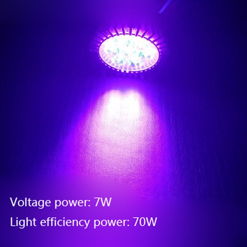 Lámpara de curado LED con pegamento UV, luz ultravioleta E27, 365nm, 405nm, 395nm, para pegamento sin sombras, resina verde fotosensible al aceite, impresión 3D