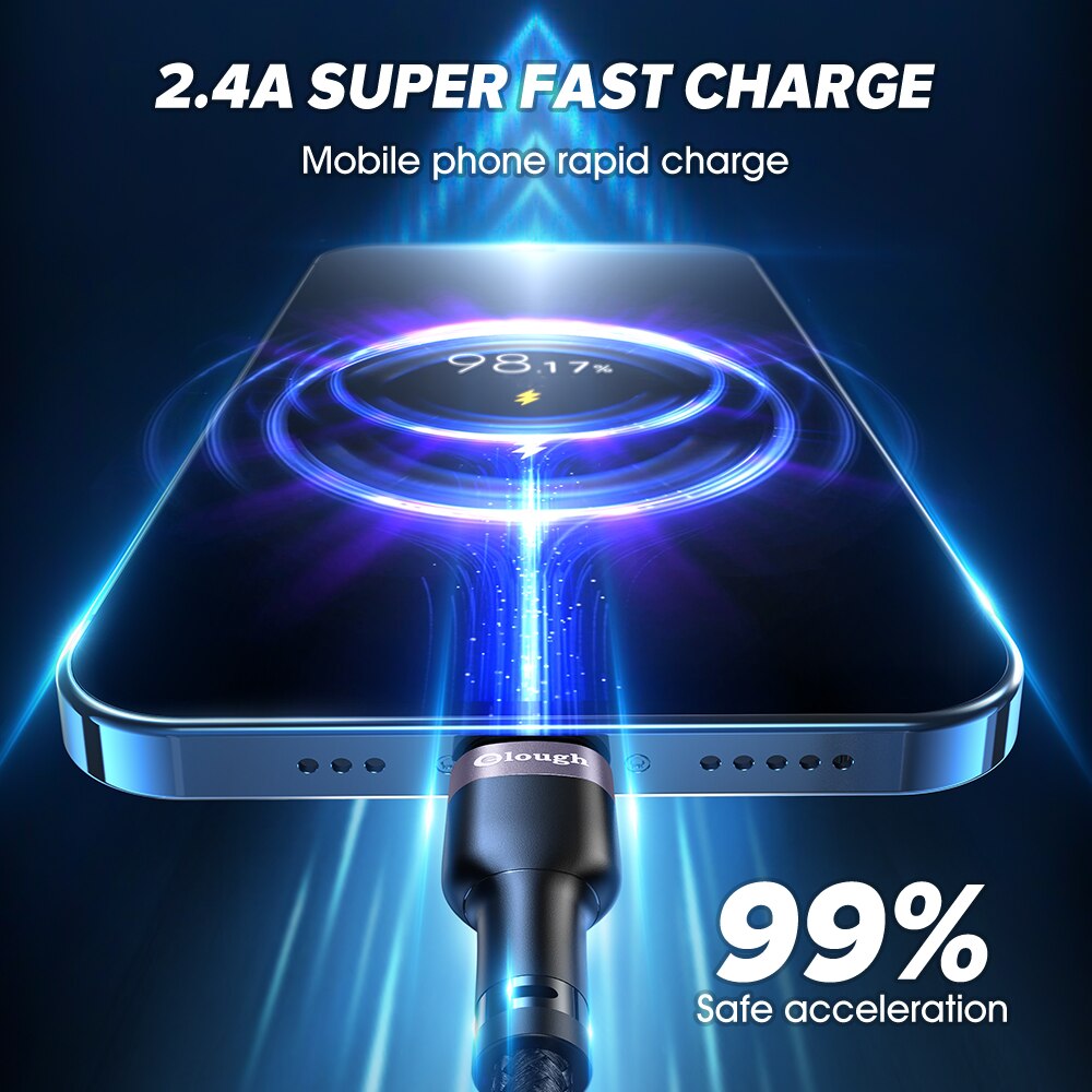 Cavo USB cavo magnetico eliz PD 20W per cavo iPhone 13 11 12 Pro Max XR XS 8 7 Plus illuminazione a LED cavo dati per telefono a ricarica rapida