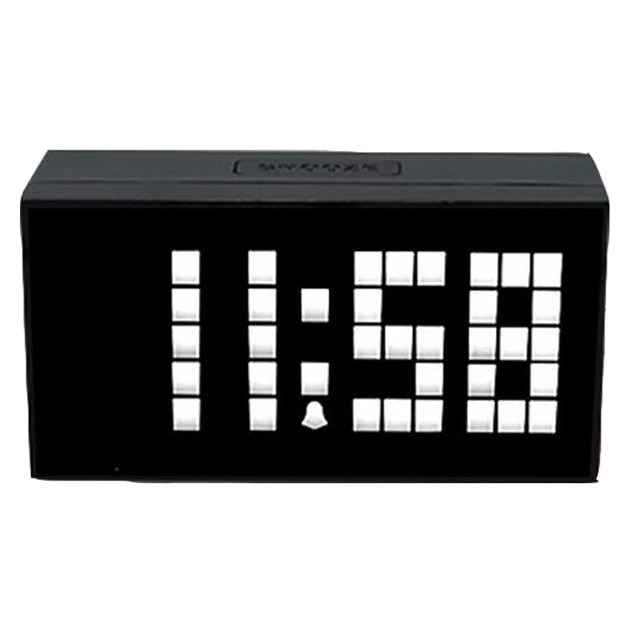 Digitale klok groot groot jumbo led snooze wandklok bureauklok led klok digitale thermometer datum binnenklok kalender