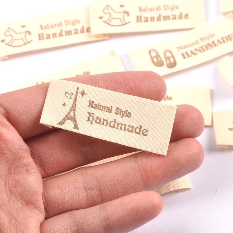 60 Handgemaakte Leren Etiketten Voor Kleding – 10 Kleuren, 56x15 Mm, Met Gaatjes Voor Naaien En Knutselen