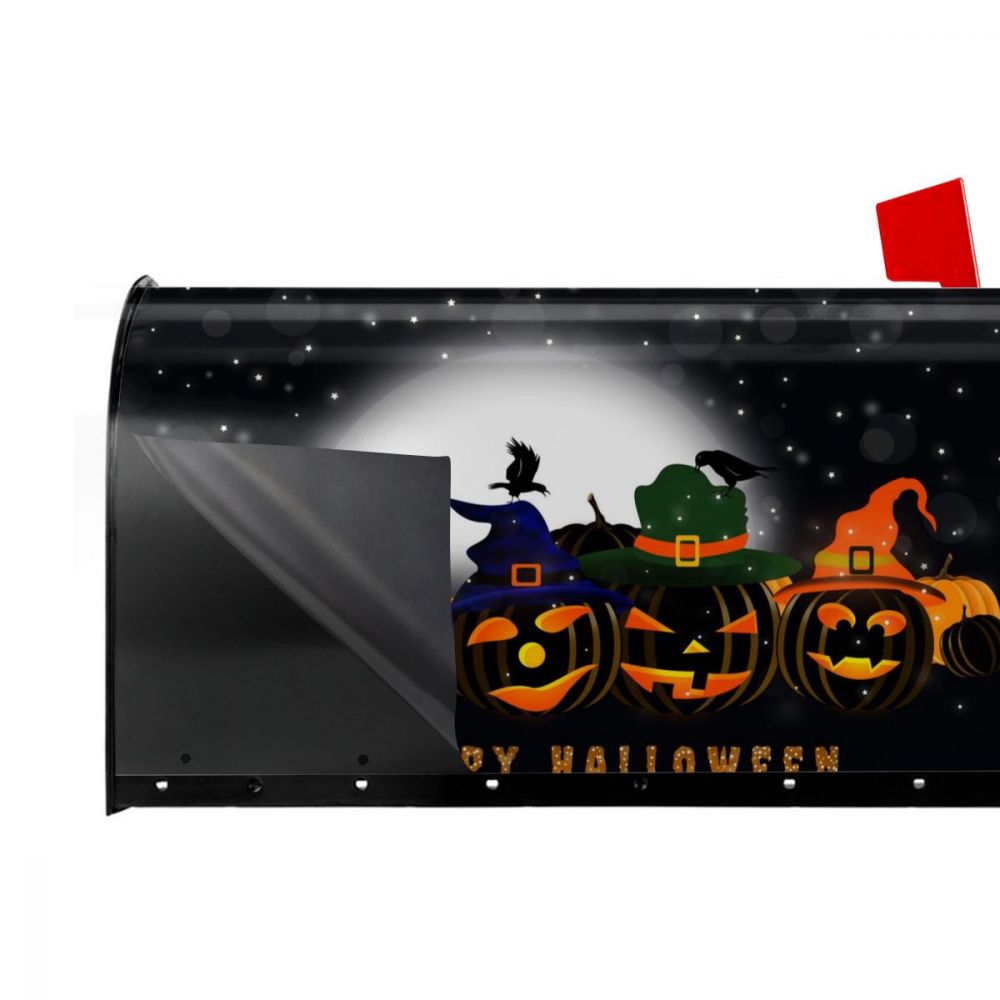 Glædelig halloween postkassedæksel lykkeligt år postkasse indpakker magnetisk postkassedæksel til haven