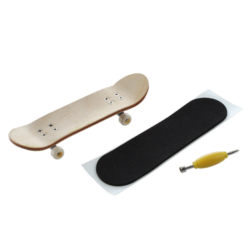 Ht00640 fingerboard finger skateboard + skruetrækker tilfældigt mønster