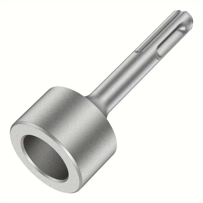 SDS Plus Erdungsstab-Treiber, 85 mm, robuster Stahlbohrer-Treiber, verschleißfest, breite Kompatibilität, Erdungsstab-Bits, Sockel für R: Silber