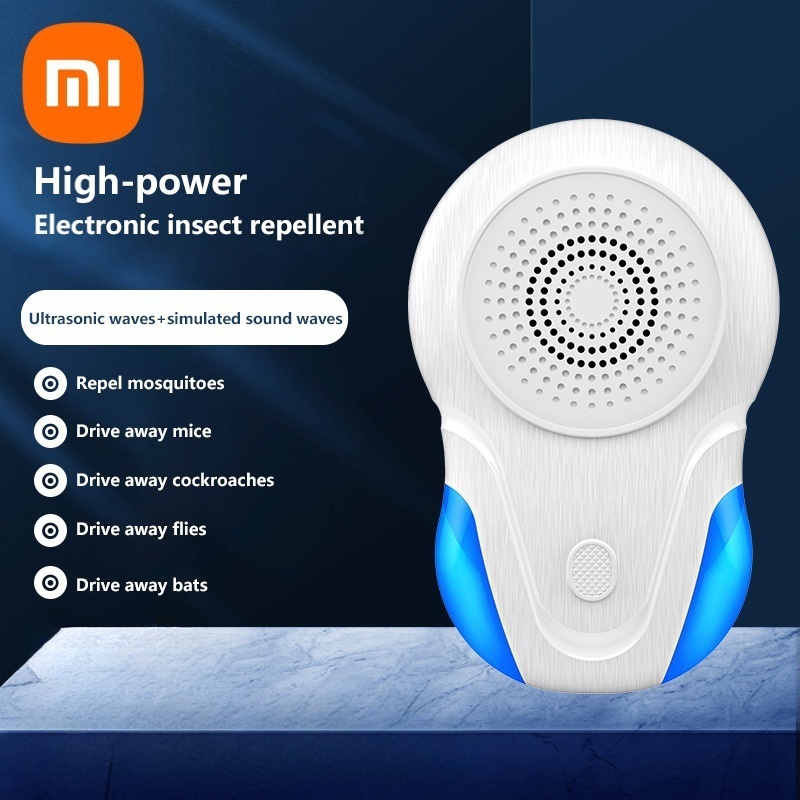 Xiaomi Ultrasonic Mosquito Repellent Repel Rats Indoor Pests Insects 120 Square Meters Repeller Spider Cockroach Device 6 Pack