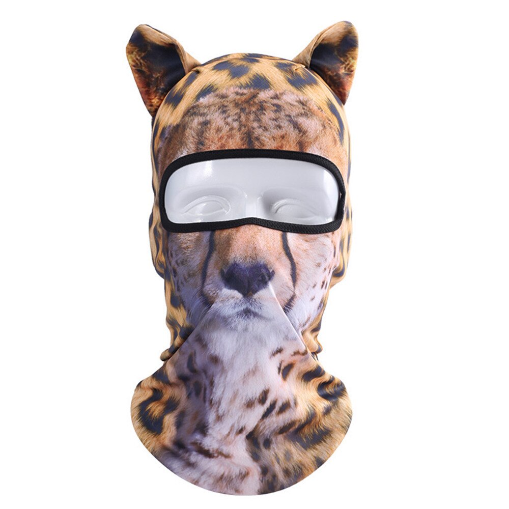 3D Animal Cat Dog Outdoor Bicycle Cycling Sport Ski Full Face Mask Hat