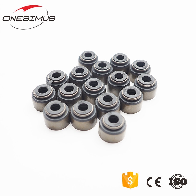 16pcs Seal Valve stem Cylinder Head OEM 90913-02062 for T- 2E 3E 3S-GE 3S-GTE 1CD-FTV 2VZ-FE 5VZ-FE 1UZ-FE RAV 4 II COROLLA