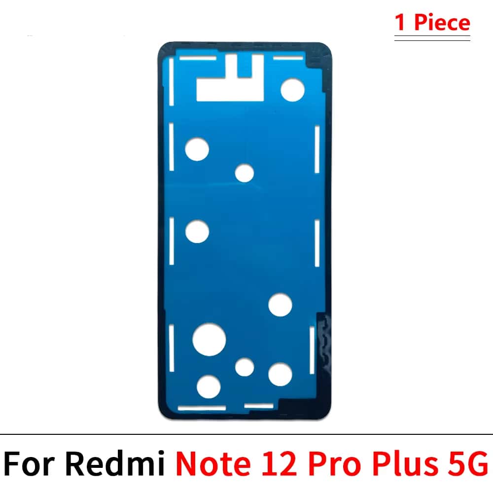 For Xiaomi Redmi Note 10 7 8 9 11 4G 12 Pro Plus 11S 9S Waterproof Adhesive Back Housing Battery Cover Glue Stickers: Pansy