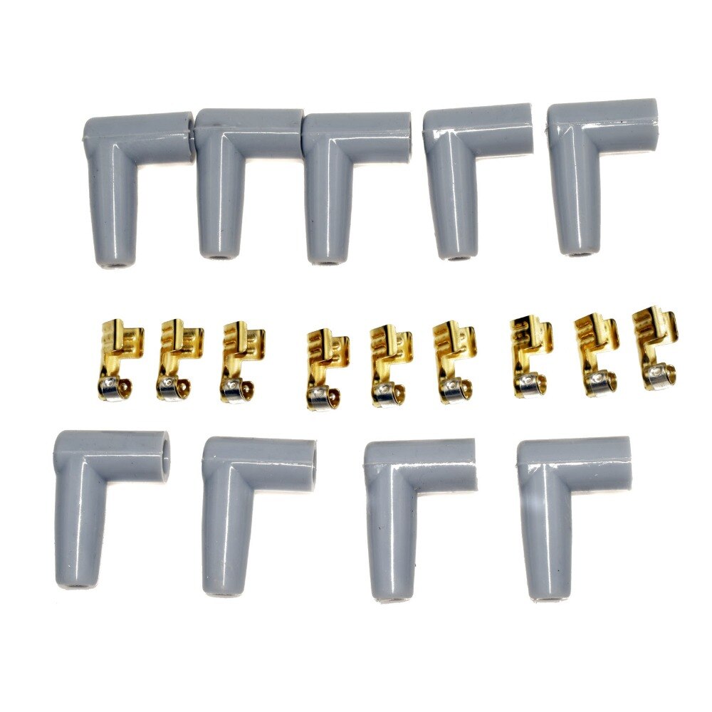ISANCE Ignition (HEI) Distributor End Spark Plug Wire Terminals Rubber