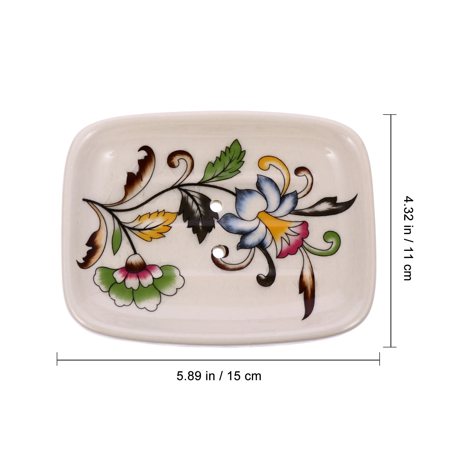 Porte-savon en céramique, porte-savon pour salle de bains