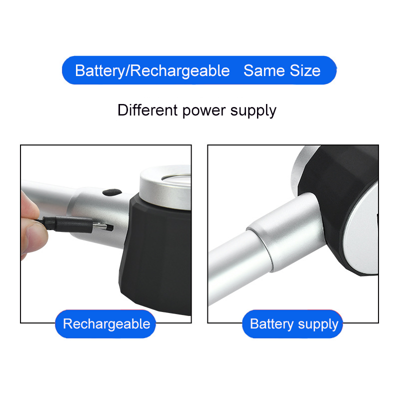 Handheld 10x Vergrootglas Loupe Led Optisch Glas Vergrootglas Met Lichtschaal Vergrootglas Sieraden Loepen Met Maatschaal