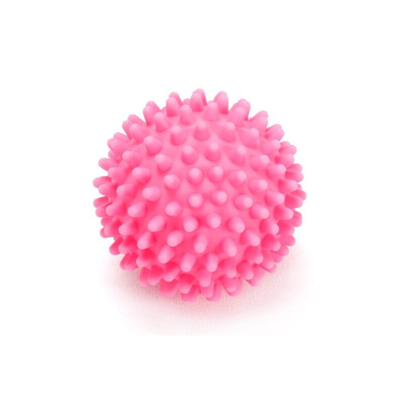 Bola de masaje con pinchos de PVC para alivio del dolor en el pie, bola deportiva de 6,5 cm para aliviar el dolor en el pie, fascitis Plantar, alivia el ejercicio: pink
