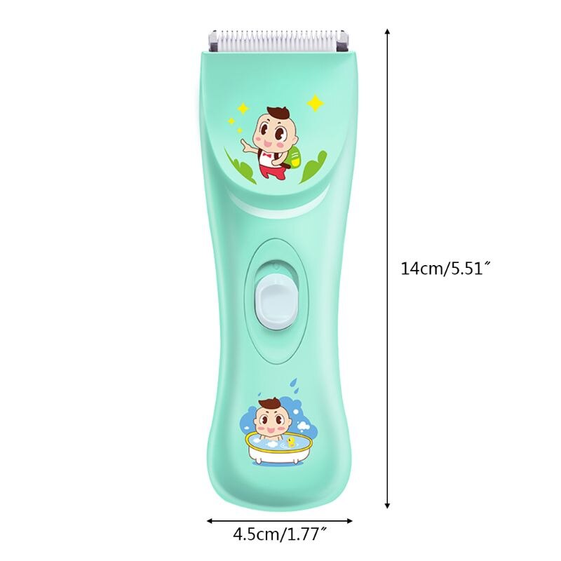 Electric Baby Hair Clippers Powerful Waterproof Trimmers Low Noise Cutter Grooming Kit Rechargeable Cordless Haircut Machine