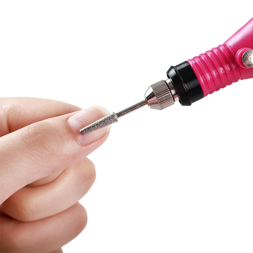 COSCELIA-1 Juego de pulidora eléctrica de uñas, máquina de manicura, pluma para arte de uñas, pedicura, lima de uñas, Kit de herramientas de decoración de uñas