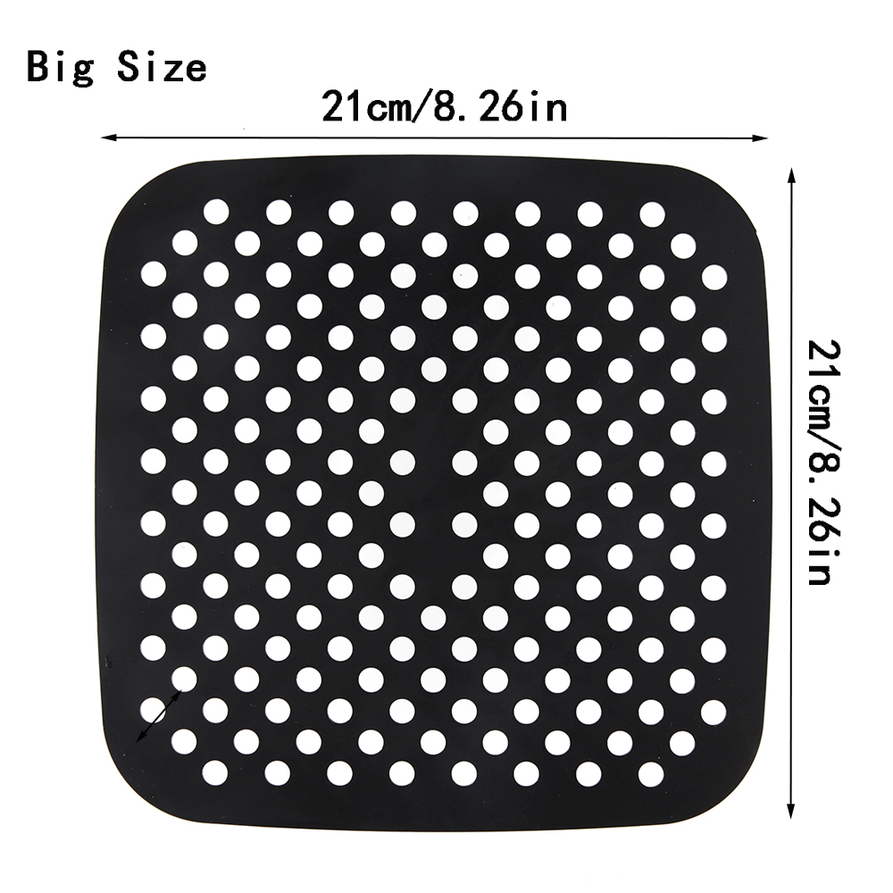 Air Fryer Silikon Matte Küche Zubehör Antihaft-Back Matte Gebäck Werkzeuge Zubehör Backformen Öl Matten Kuchen Gegrillte Untertasse
