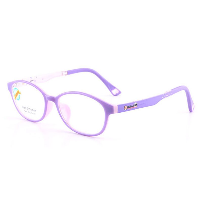 5691 Child Glasses Frame for Boys and Girls Kids Eyeglasses Frame Flexible Eyewear for Protection and Vision Correction: Purple