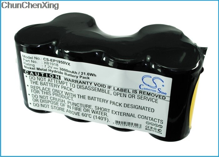 Cameron Sino 3000mAh Battery XB1918 for Euro Pro APL1172M, EU-36120, Shark V1917, Shark V1950, Shark VX3, Shark XB1918