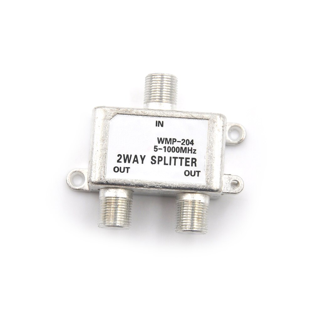 2 Way Splitter Signal Coaxiale F Connector Kabel Tv Schakelaar