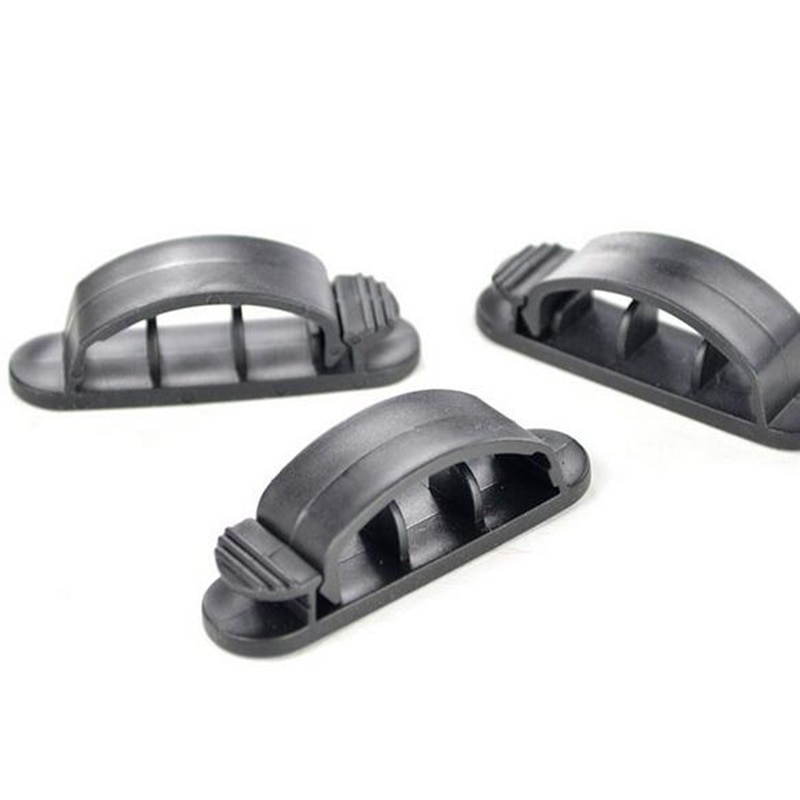 3 sztuk/zestaw drut linia Organizer robić kabli klipsy krawaty zapięcie robić przymocowania na kable uchwyt ambona odwróć linia ciągła oplot na kable zarządzanie